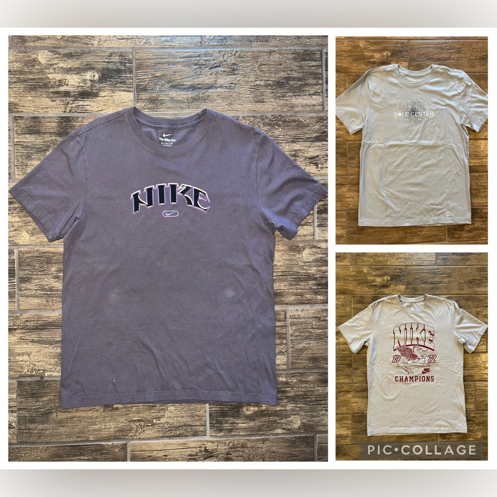 Bundled 3 Nike Men's Graphic Tees
